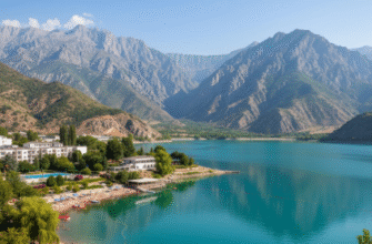 Charvak Reservoir Uzbekistan Beach Resort Mountain Lake