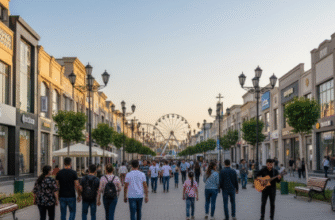 Broadway Tashkent Pedestrian Street Shopping and Entertainment